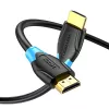 HDMI cable Vention AACBN 15 m, HDMI Type A to Type A, HDMI 2.0, 18 Gbit/s, ARC, gold-plated contacts, black
