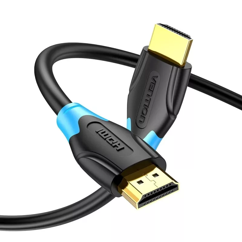 HDMI cable Vention AACBN 15 m, HDMI Type A to Type A, HDMI 2.0, 18 Gbit/s, ARC, gold-plated contacts, black