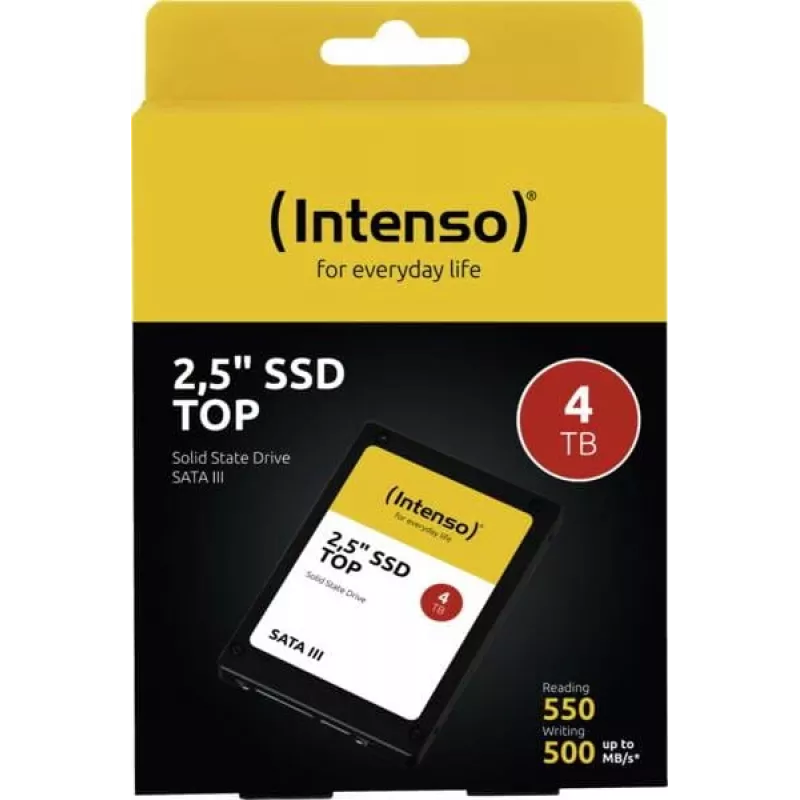 SSD | INTENSO | 4000 GB | Serial ATA III | 2.5 | 1920xTBW rating | MTBF 2000000 h | 3812480