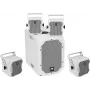 Active Speaker Set Omnitronic BOB-10A ws with 4x BOB-4 ws — powered main speaker with four satellite speakers