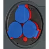 Cord Reel Brennenstuhl 1098490024 3 AC outlets 40 m Black Blue Red