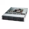 Super Micro Supermicro SC825 TQC-600LPB - Rack Mount 2U - E-ATX - SATA/SAS - Hot-Swap 600 Watt - Black (CSE-825TQC-600LPB)