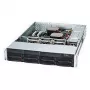 Super Micro Supermicro SC825 TQC-600LPB - Rack Mount 2U - E-ATX - SATA/SAS - Hot-Swap 600 Watt - Black (CSE-825TQC-600LPB)