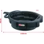 Oil catch pan ks tools 150.9360, 17 L capacity, 445 mm diameter
