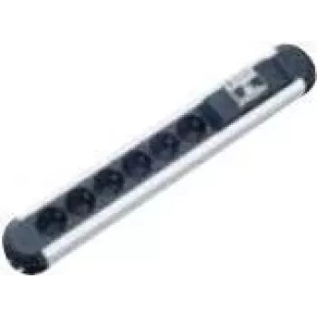 Power Extension Bachmann PRIMO 1.75m 6 AC Outlets Indoor Aluminium Black