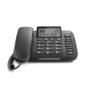 Analog telephone Gigaset DL380 Caller ID Wired handset Black