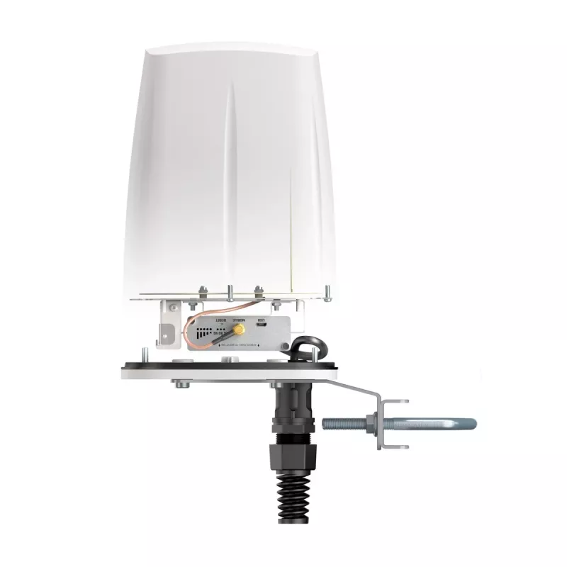 Omni-directional network antenna QuWireless QuSpot A140S-A, PoE/LAN, 0.694–2.7 GHz, up to 4 dBi, white