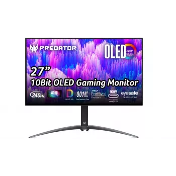 Acer X27U X1 computer monitor 67.3 cm (26.5) 2560 x 1440 pixels Wide Quad HD OLED Black