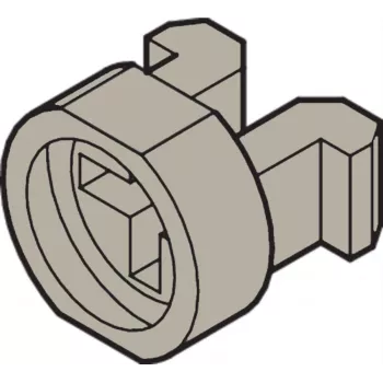 Mounting bracket SCHROFF multipacPRO 21100-464 polyamide gray, 1 pcs