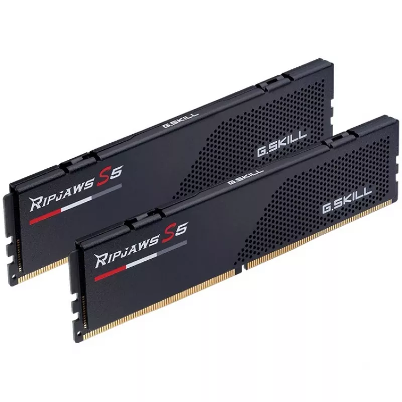 DIMM 64 GB DDR5-6000 (2x 32 GB) Dual-Kit, Arbeitsspeicher schwarz, F5-6000J2836G32GX2-RS5K, Ripjaws S5, INTEL XMP