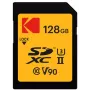 Memory card Kodak EKMSD128GUHS2V2K SDXC UHS-II 128 GB, Read 300 MB/s, Write 270 MB/s, U3 V90, Class 10