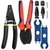 Qoltec Solar Tool Kit Compatible with MC4 Connectors | Crimping Tool + Stripping Pliers