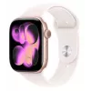 Apple Watch Series 11 GPS 46mm Rose Gold Aluminium Case with Light Blush Sport Band S/M