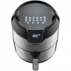 Tefal Easy Fry EY401D Single 4.2 L Stand-alone 1500 W Hot air fryer Black, Stainless steel