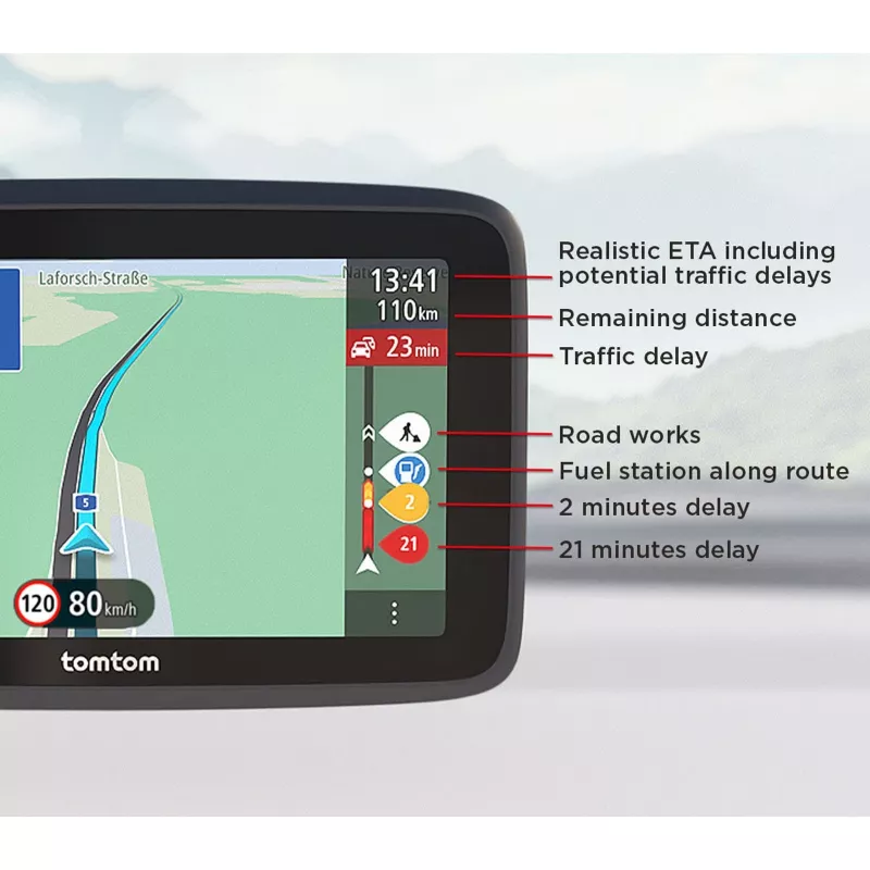 TomTom GO Classic navigator 15.2 cm 6 inch Touchscreen Black