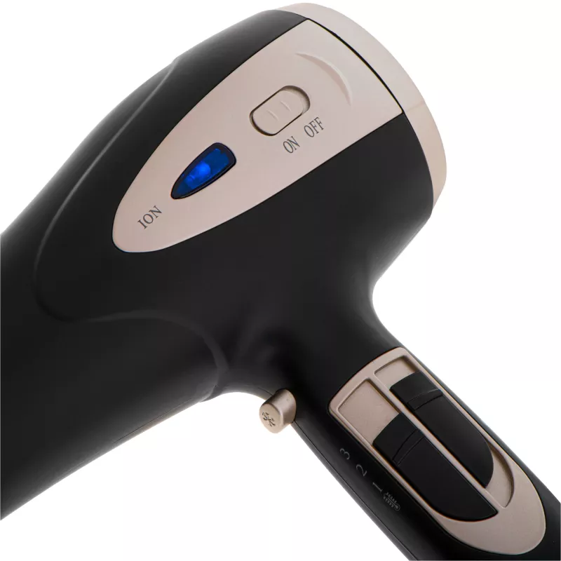 Adler Mesko MS 2287 hair dryer 2400 W Black, Champagne