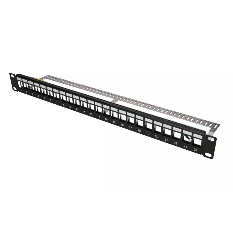 Extralink 24 Port STP Patch Panel, Modular, 24 Ports