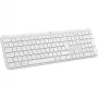 Logitech K950 Signature Slim Keyboard Office RF Wireless Bluetooth QWERTY US International White
