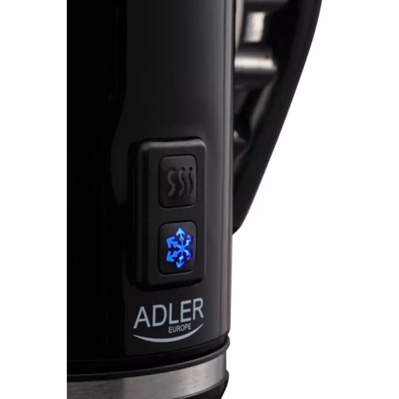 Automatic milk frother/warmer Adler AD 4478 — stainless steel bowl, 240 ml capacity, 500 W, hot & cold
