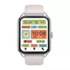 Smartwatch Zeblaze GTS 4 — 1.94 inch (4.93 cm) AMOLED 466×466 px, Touchscreen, Wi‑Fi, Metal Case, Silicone Band (White)