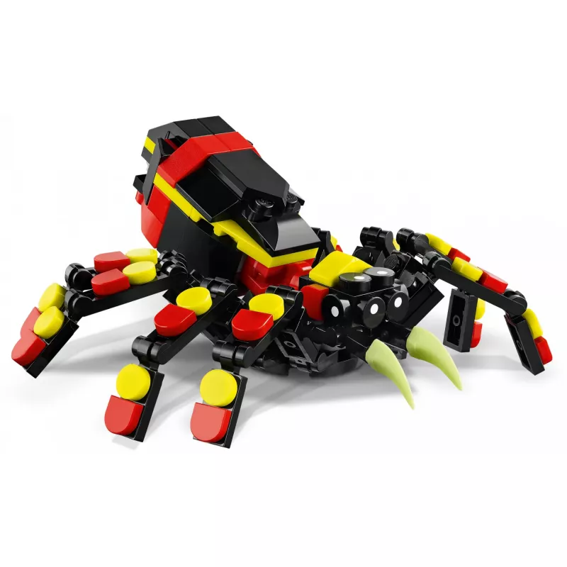 LEGO Creator 3-in-1 buildable spider model 31159 — 153 pieces, age 7+, 110×150×50 mm
