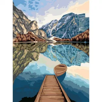 Ravensburger Painting Set CreArt Lake Views 23909 — creative paint-by-number kit for children and adults