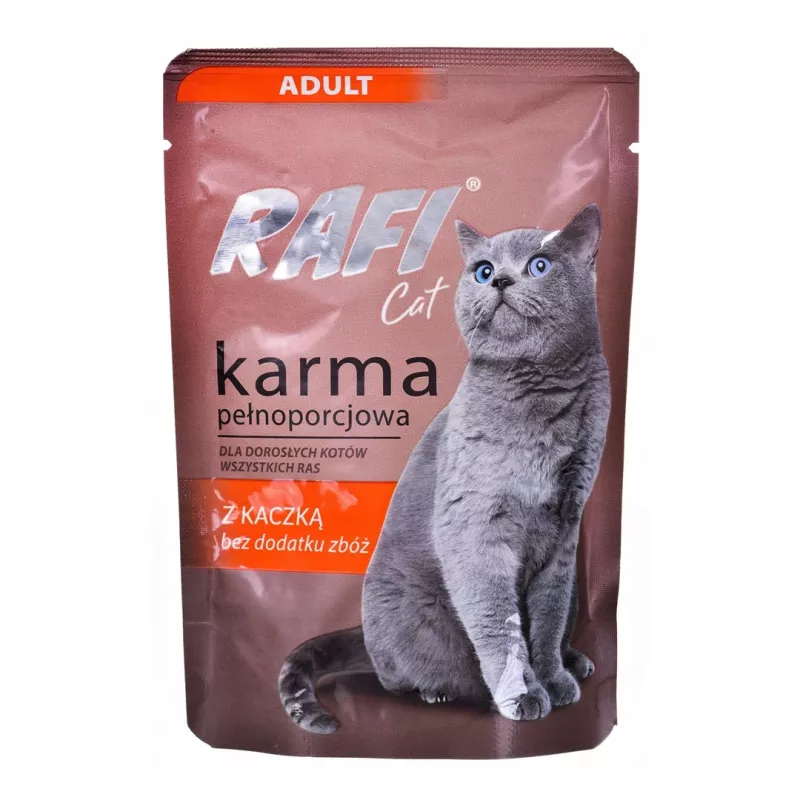 RAFI Cat Adult with duck - wet cat food - 100g