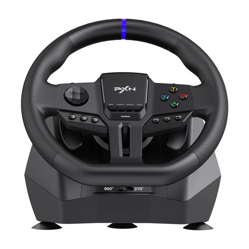 Gaming steering wheel PXN PXN-V900 Gen2 with adjustable sensitivity and vibration feedback