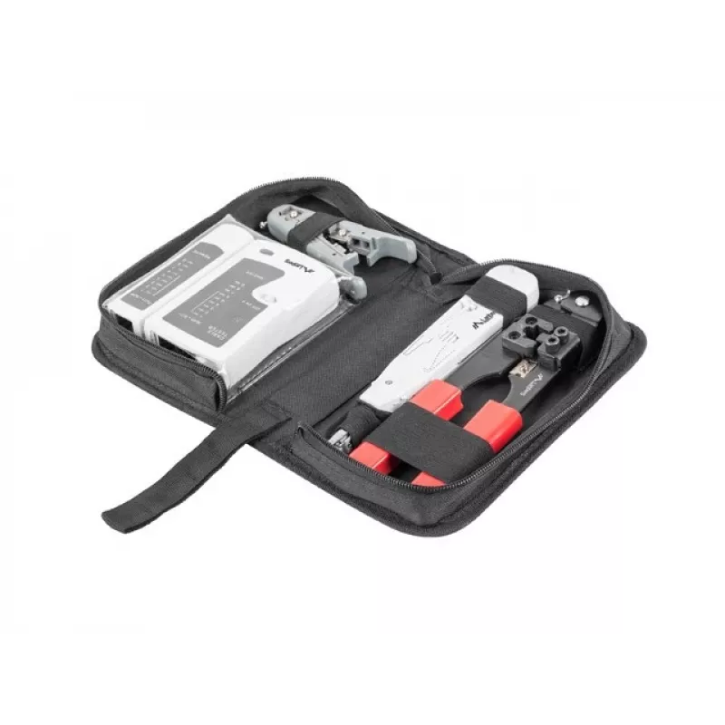 LANBERG Network Tool Kit Tester Stripper Crimper NT-0301 – RJ-12 connector support