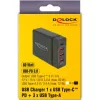 Charger DeLOCK USB-Wandladegerät 63974 Universal Black AC Indoor