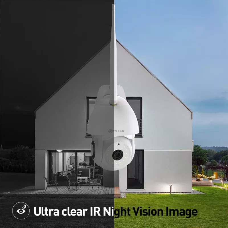 Surveillance Camera Tellur TLL331451 3MP UltraHD PTZ White