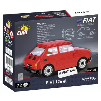 Toy construction set Cobi Youngtimer Collection Fiat 126p el 24531 — 150 pieces