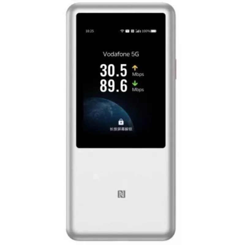 Wireless router ZTE U60 Pro Dual Band Wi‑Fi 802.11ac, 3600 Mbit/s, 10000 mAh battery, white, internal antennas