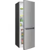 Freestanding fridge BOMANN KG 7359, 173 L (121 L fridge + 52 L freezer), stainless steel, C energy