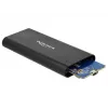 Delock - Storage Enclosure - M.2 - M.2 NVMe Card - USB 3,1 (Gen 2) - Black (42614)