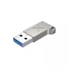 USB Type-A Gender Changer Unitek A1034NI, silver, USB 2.0/3.2 Gen1, up to 5 Gbit/s, zinc housing, 36×16.7×5.7 mm