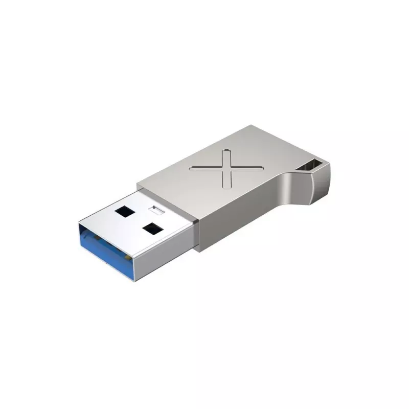 USB Type-A Gender Changer Unitek A1034NI, silver, USB 2.0/3.2 Gen1, up to 5 Gbit/s, zinc housing, 36×16.7×5.7 mm