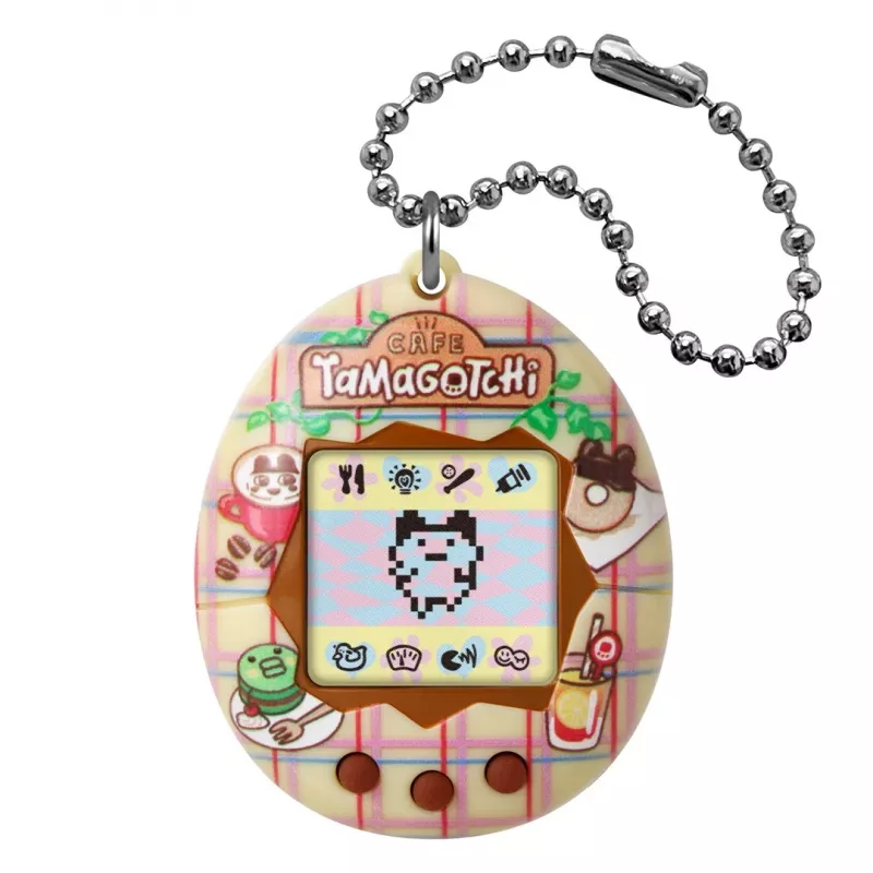Collectible game figurine set Bandai Tamagotchi CAFE model 42997 — collectible figures set