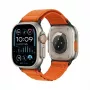 Replacement Armband GUAN Premium Plus for Apple Watch — Orange/Black — Fits 42/44/45/46/49 mm
