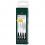 Fineliner Faber-Castell 167115 Multi Black 4 pcs