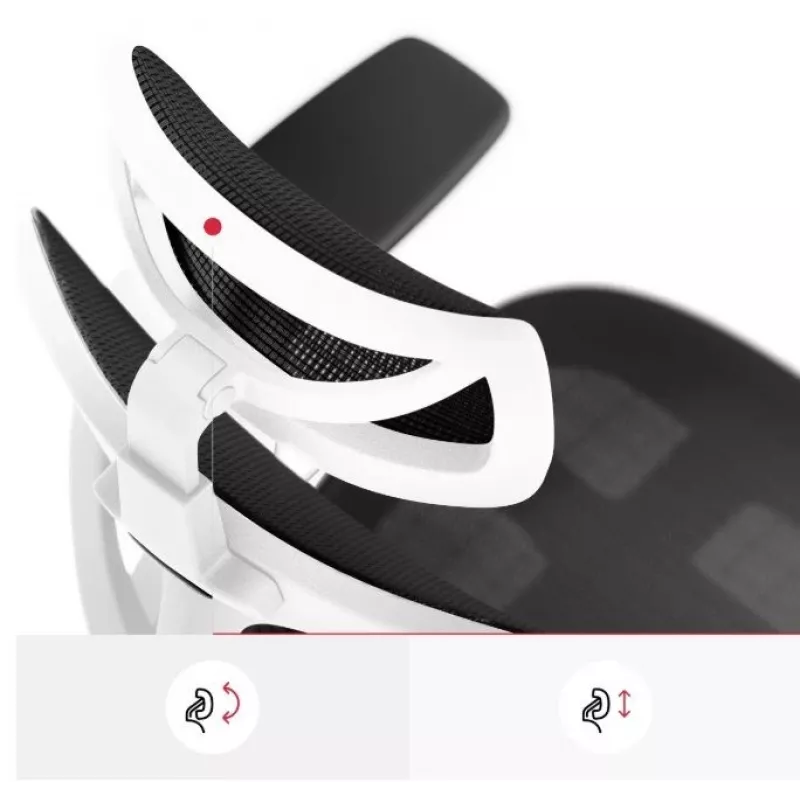 Diablo V-BASIC gaming chair white and black