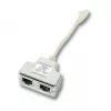 Network Splitter EFB Elektronik K5122.015 Male/Female Cat5e 10/100BASE-TX White