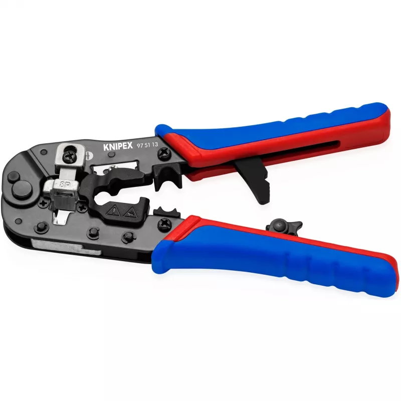 Knipex 97 51 13 cable crimper Crimping tool Black, Blue, Red