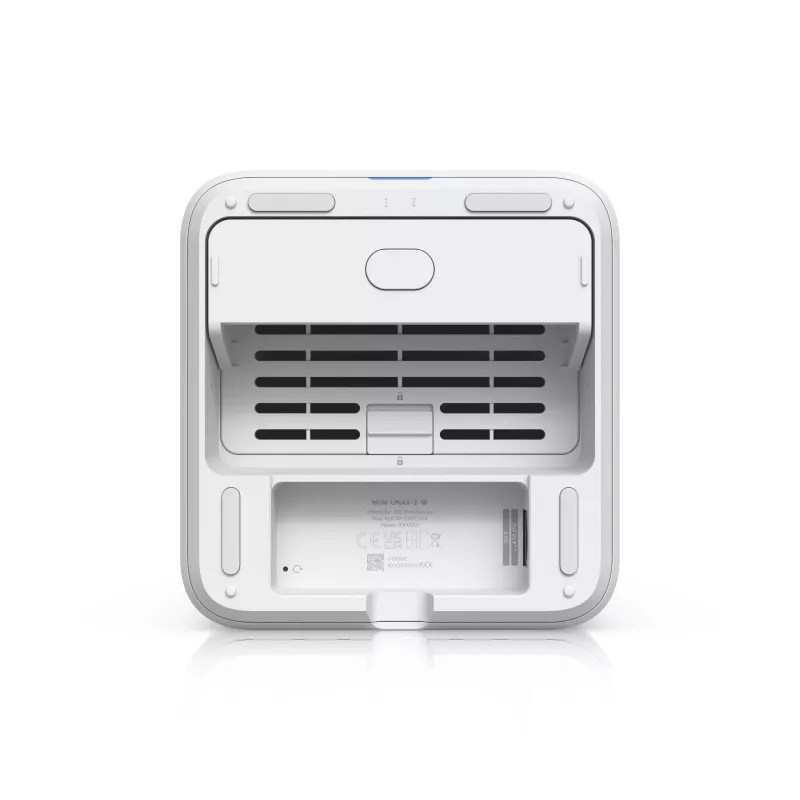 Ubiquiti UNAS-2-W Unifi Nas 2X 3.5 HDD Bays, 2.5GBE, USB-C, POE++ Adapter