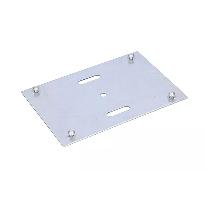 Mounting plate for 8-core fiber optic terminal box, Extralink, stainless steel, bracket adapter, max load 5 kg