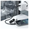 USB Cable RealPower MagneticCharge3 0.2m USB A Black Fast Charging