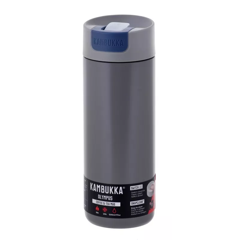 Kambukka Olympus Serious Grey - thermal mug, 500 ml