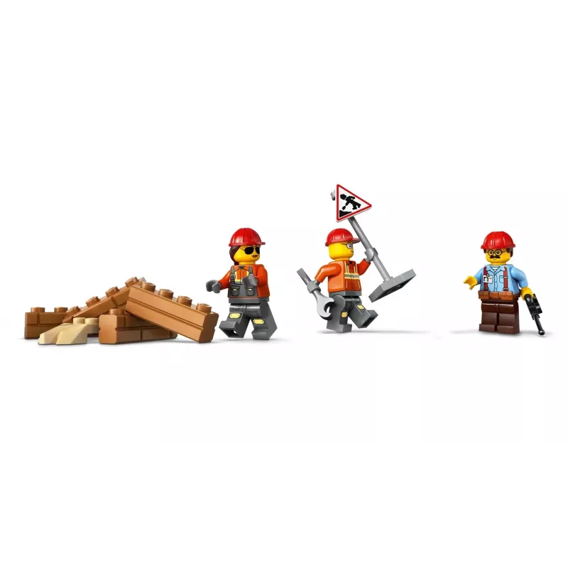 Toy construction bulldozer LEGO 60466, City series, 682 pieces, 3 minifigures, recommended age 8+, size 120×240×130 mm