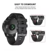 Watch strap Tech-Protect for Garmin Fenix series — compatible with Fenix 3, 5X, 3HR, 5X Plus, 6X, 6X Pro, 7X — Black