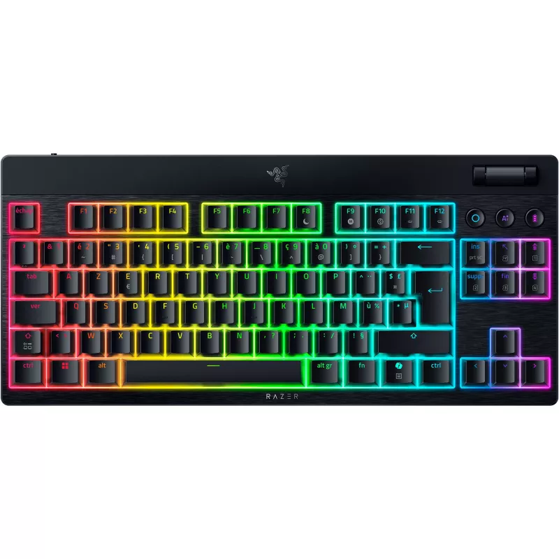 BlackWidow V4 Low-Profile TKL HyperSpeed, Gaming Keyboard black, DE-Layout, Razer Low-Profile Orange